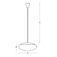 Závěsné svítidlo Daphne ZT 450mm 2x75(57)  W E27 bílá LUCIS ZT.12.D450.31