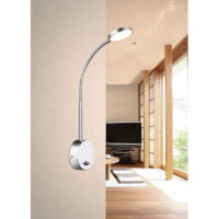 Nástěnné svítidlo PEGASI chrom LED 6W 11V, 450lm, 3000K GLOBO 24103W