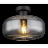 Stropní svítidlo GIUSEPPE černá 1xE27 40W 230V GLOBO 15566D