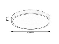 ALENZO bílá LED 24W IP44