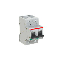 ABB S802PV-SP10 2P jistič pro fotovoltaiku s klecovou svorkou 10A 5kA 800V DC