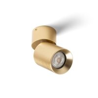 DARIO stropní česaná mosaz 230V GU10 9W RENDL R13869