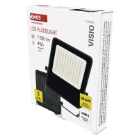LED reflektor VISIO, 50 W, černý, neutrální bílá EMOS ZS2543
