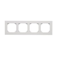 Rámeček 4 násobný světle šedá matná KONTAKT SIMON TR4/114
