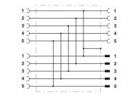 Rozvodka H SAC-5PH-M-F/2XF SH1 SCO PHOENIX CONTACT 1417414