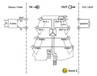 Vstupní oddělovací zesilovač MINI MCR-2-U-UI-PT PHOENIX CONTACT 2902021