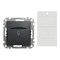 Sedna D/E Spínač pro hotelové karty, Antracit SCHNEIDER SDD114121