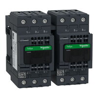 3P Everlink stykač reverz. AC3 440V 40A pružinové sv. cívky 115V AC 50/60Hz