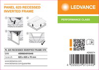 PANEL 625 RECESSED INVERTED FRAME H70 LEDVANCE 4099854910449