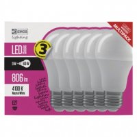 LED žárovka Classic A60/E27/8,5 W (60 W)/806 lm/neutrální bílá EMOS ZQ5141.6