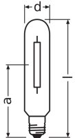 Vysokotlaká sodíková výbojka LEDVANCE VIALOX NAV-T SUPER 4Y 50400 W 50 W