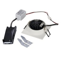 NEW TRIA LED 3 W DL SQUARE downlight bílé matné 38° 3000K vč.ovladače SLV 113961