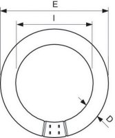 Philips zářivková trubice MASTER TL-E Circular Super 80 32W/840 1CT kruhová