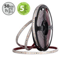 LED pásek SMD2835 WW 126LED/m 9,6W/m DC 24V 1050lm/m CRI90 IP67 105°C 10mm 50m