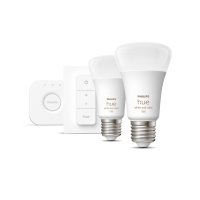 Philips Hue White and Color Ambiance E27 sada (2x LED žárovka+bridge+ovladač)