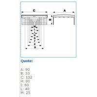 NTAN 80X40 W 02525 T-kus pro podparapetní systémy, 80x40, bílá IBOCO B02525