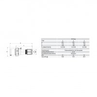 PCE 0351-6 0351-6 vidlice 5P, 63A/400V, kry