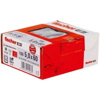 Vrut do dřeva z nerezové oceli FPF-ST 5,0 x 60 A2P 100 FISCHER 657088