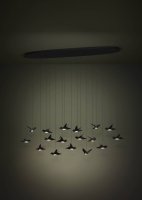 Závěsné svítidlo PARATEBUENO LED černá N/N SAT. 17X3W EGLO 390353