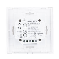 ZigBee nástěnný ovladač - řízení jasu, 1 zóna, AC napájení MCLED ML-917.801.22.0