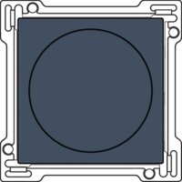 Kryt stmívače otočný-ALU STEEL GREY NIKO 220-31000
