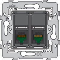 Spodek zásuvky 2xRJ45 UTP (nestíněné) CAT5 bez rozp. NEW NIKO 170-75252