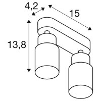 PURI 2.0 Tube, nástěnné a stropní svítid