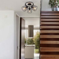 Stropní svítidlo JOSINA hnědá 3xE27, max. 60W 230V GLOBO 54034-3
