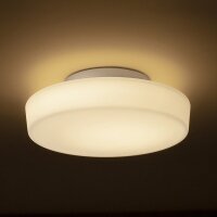 ZARA LED 26 stropní opálové sklo/chrom 230V LED 12W IP44 3000K RENDL R13686