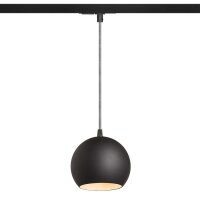 COPA pro jednookr. lištu černá sklo 230V E27 28W RENDL R13206