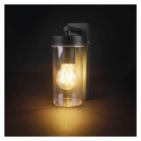 LED zahradní nástěnné svítidlo ZALA, 14,5x8,9x26,2 cm, 1xE27, 15 W EMOS ZGC010P