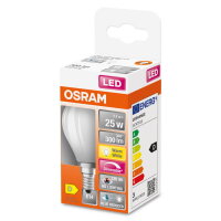 Světelný zdroj OSRAM LED SUPERSTAR PLUS CLASSIC P FILAMENT 2.2W 927 Frosted E14