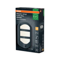 ENDURA STYLE PLATE Wall Sensor 12.5W Dark Grey OSRAM 4099854510151