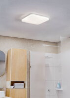 Stropní svítidlo FRANIA-IP LED-CCT 330X330 18W IP44 bílá EGLO 902076