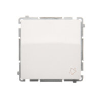 Ovládač zapínací ZVONEK, řazení 1/0, 16AX, 250V~, bílá KONTAKT SIMON BMD1A.01/11