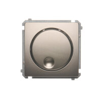 Otočný stmívač 20-500W 230V~ Satén KONTAKT SIMON BMS9T.01/29