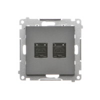 T62.01/116 Zásuvka datová 2 násobná RJ45