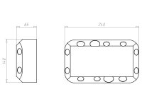 Krabice bezhalogen 240x140x72mm s víkem, do dutých stěn KAISER 9192-27