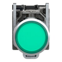 Schneider xB4BW3365 Ovládač stiskací prosvětlený,lícující,1 Z+1V,250V,zelený