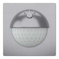 Detektor pohybu ARGUS 180, Merten System D, se spínačem, stainless steel, plast