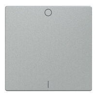 Klapka, Merten System M, se symbolem 0/1, aluminium, termoplast matný 433260