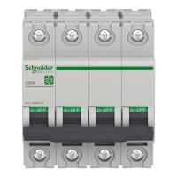 MULTI9 C60N 4P B 63A MCB SCHNEIDER M9F10463