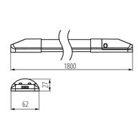 Liniové svítidlo LED NOBEN M48W-180-CCT KANLUX 39502