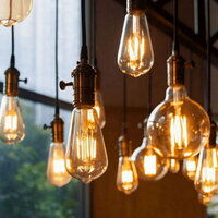 LED žárovka ORO AMBER E27 G80 4W WW LED-POL ORO33242