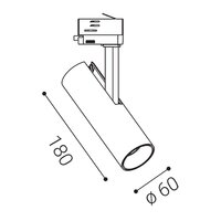 Lištové svítidlo MATRIX 1, W CASAMBI 10W 3000K bílá LED2 6090331CS