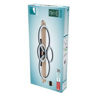 DL LED SCHWARZ/HOLZ L730CEMBRANO