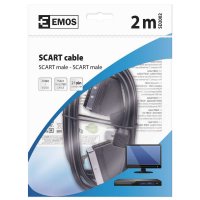 AV kabel SCART/M-SCART/M 2M Emos SD2002