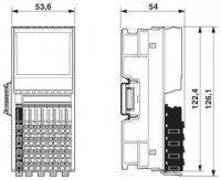 AXL F SSDI8/4 1F Bezpečnostní digitální vstupní modul 2702263