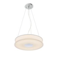 ASTERI závěsná satinované sklo/chrom 230V 2GX13 40W RENDL R10626