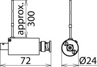 Svodič přepětí s konektory BNC zásuvka a zástrčka (F/M) DEHN 929010